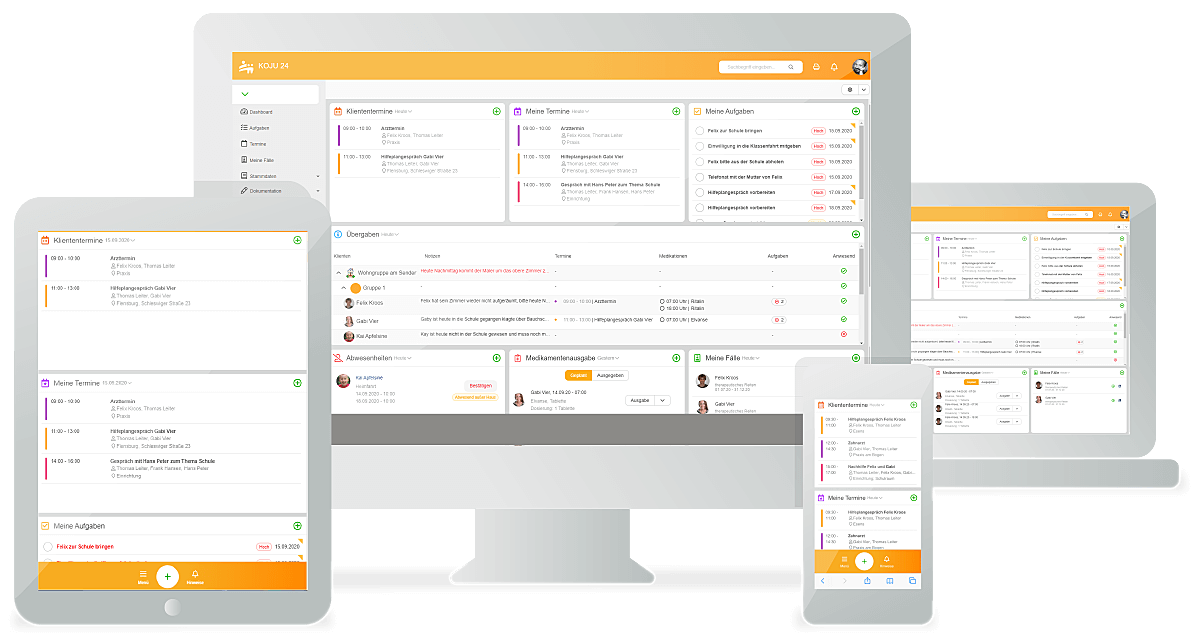 KoJu24 ist auf allen Endgeräten anwendbar KoJu24 ist auf allen Endgeräten anwendbar