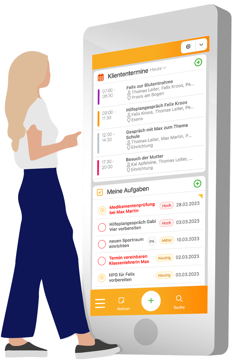 Mit KoJu24 alle Kliententermine im Blick